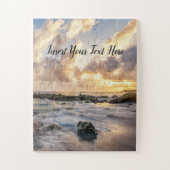 Schöner Sonnenaufgang über Strand - Nusa Penida Ba Puzzle (Vertikal)