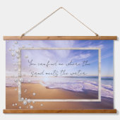 Schöner Sonnenaufgang Wandteppich Mit Holzrahmen (Vorne)