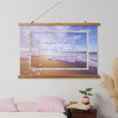 Schöner Sonnenaufgang Wandteppich Mit Holzrahmen (Schlafzimmer)