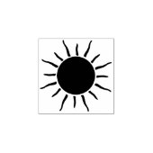 Schöner sonnendurchfluteter Cartoon Gummistempel (Prägung)