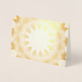 Schöner Sonnenschein Folienkarte (Vorderseite)