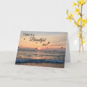 Schöner Sonnenstrahl Karte (Gelbe Blume)