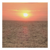 Schöner Sonnenuntergang 20" x 20",Posterpapier,Hal Poster (Vorderseite)