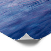 Schöner Sonnenuntergang am Meer Poster (Ecke)