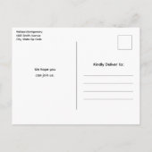 Schöner Sonnenuntergang am ruhigen Birthday Lake Einladungspostkarte (Rückseite)