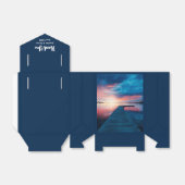 Schöner Sonnenuntergang am ruhigen See Geschenkschachtel (Ungefaltet)