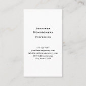 Schöner Sonnenuntergang am ruhigen See Visitenkarte (Rückseite)