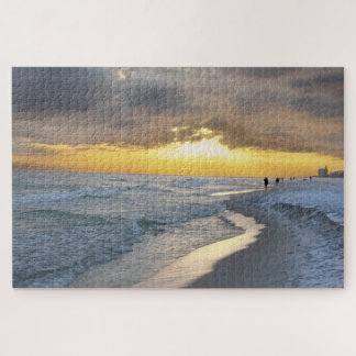 Schöner Sonnenuntergang am Strand von Pensacola, F Puzzle