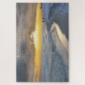 Schöner Sonnenuntergang am Strand von Pensacola, F Puzzle (Vertikal)