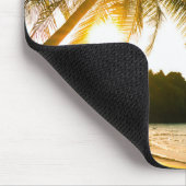 Schöner Sonnenuntergang am Strand von Tropical mit Mousepad (Ecke)