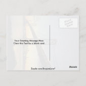 Schöner Sonnenuntergang: Bay Bridge, San Francisco Postkarte (Rückseite)