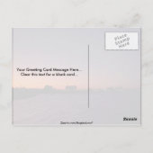 Schöner Sonnenuntergang: Corpus Christi, Dämmerung Postkarte (Rückseite)