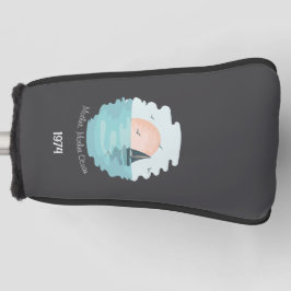 Schöner Sonnenuntergang des Muttermeers Custom Golf Headcover