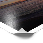 Schöner Sonnenuntergang Fotodruck (Ecke)