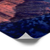 Schöner Sonnenuntergang: Grand Canyon, Arizona Poster (Ecke)