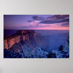 Schöner Sonnenuntergang: Grand Canyon, Arizona Poster