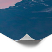 Schöner Sonnenuntergang Himmel Storžič, Slowenien Poster (Ecke)