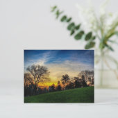 Schöner Sonnenuntergang im Central Park, NYC Postkarte (Stehend Vorderseite)