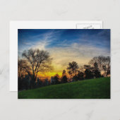 Schöner Sonnenuntergang im Central Park, NYC Postkarte (Vorne/Hinten)