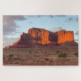 Schöner Sonnenuntergang im Monument Valley Puzzle