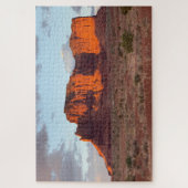 Schöner Sonnenuntergang im Monument Valley Puzzle (Vertikal)
