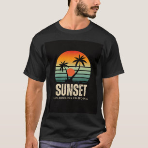 Schöner Sonnenuntergang in Los Angeles, Kalifornie T-Shirt