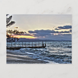 Schöner Sonnenuntergang in Montego Bay, Jamaika Postkarte