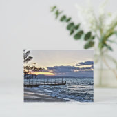 Schöner Sonnenuntergang in Montego Bay, Jamaika Postkarte (Stehend Vorderseite)