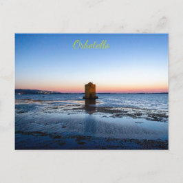 Schöner Sonnenuntergang in Orbetello, Toskana Post Postkarte