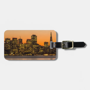 Schöner Sonnenuntergang in San Francisco Gepäckanhänger