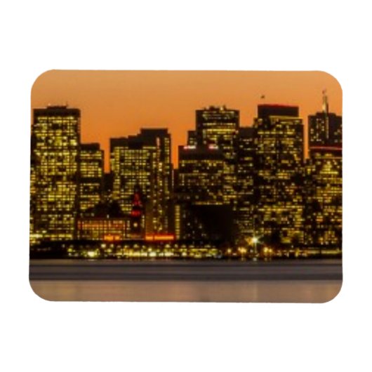 Schöner Sonnenuntergang in San Francisco Magnet (Horizontal)