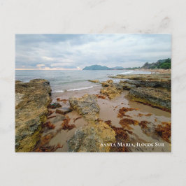 Schöner Sonnenuntergang in Santa Maria, Ilocos Sur Postkarte