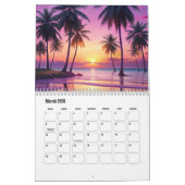 Schöner Sonnenuntergang Kalender (Mär 2026)