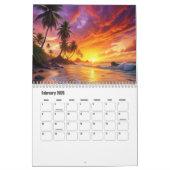 Schöner Sonnenuntergang Kalender (Feb 2026)