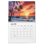 Schöner Sonnenuntergang Kalender (Jan 2026)