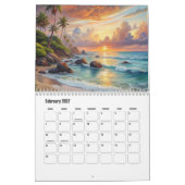 Schöner Sonnenuntergang Kalender (Feb 2027)