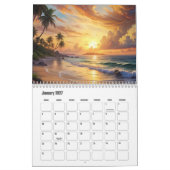 Schöner Sonnenuntergang Kalender (Jan 2027)