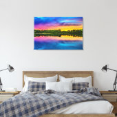 Schöner Sonnenuntergang Leinwanddruck (Insitu (Schlafzimmer))