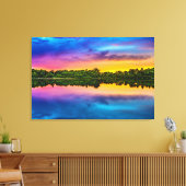 Schöner Sonnenuntergang Leinwanddruck (Insitu (Wohnzimmer))