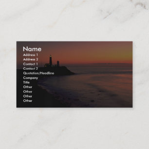 Schöner Sonnenuntergang: Leuchtturm Montauk Point, Visitenkarte