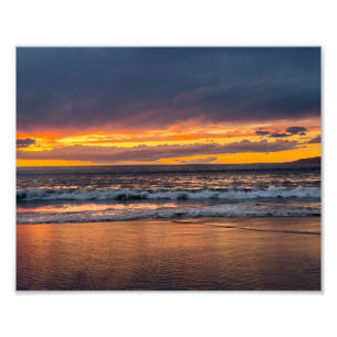 Schöner Sonnenuntergang - Marina Del Rey, CA Fotodruck