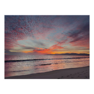 Schöner Sonnenuntergang - Marina Del Rey, CA Fotodruck