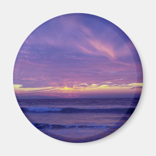 Schöner Sonnenuntergang: Mission Beach, San Diego, Magnet (Vorne)