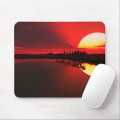 Schöner Sonnenuntergang Mousepad (Mit Mouse)