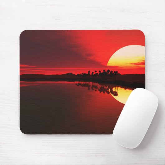 Schöner Sonnenuntergang Mousepad (Mit Mouse)