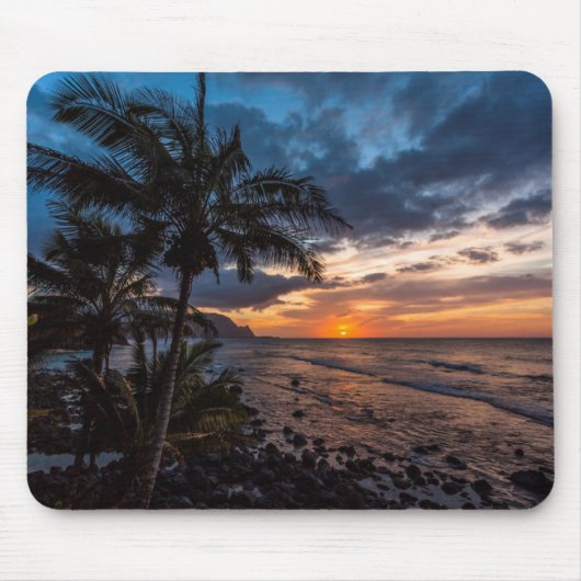 Schöner Sonnenuntergang Mousepad (Vorne)