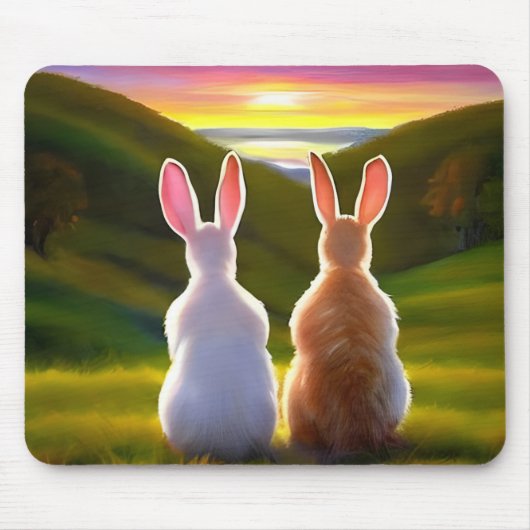 Schöner Sonnenuntergang Mousepad (Vorne)