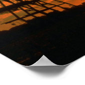 Schöner Sonnenuntergang: Norfolk, Virginia Poster (Ecke)