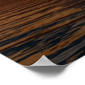 schöner Sonnenuntergang Poster (Ecke)