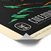 Schöner Sonnenuntergang Poster (Ecke)